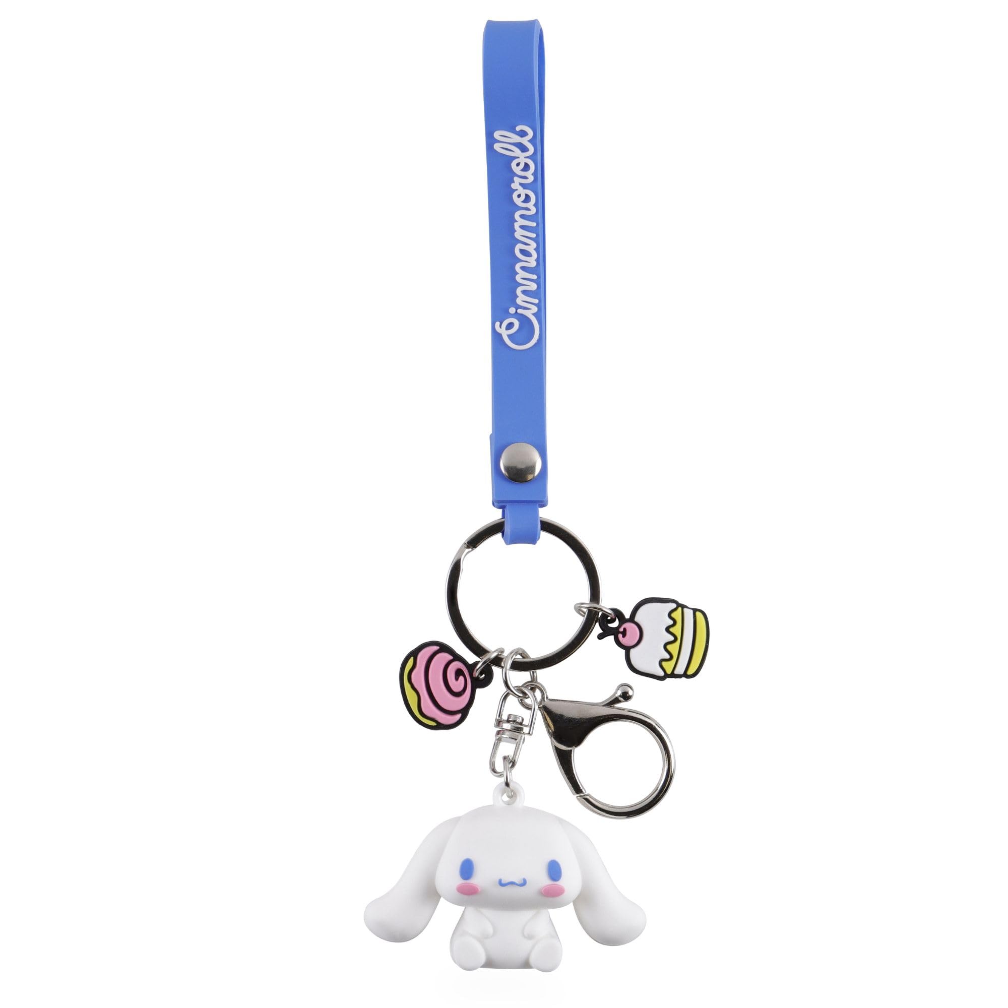 KIDS EUROSWAN Girls Cinamoroll Cute Cake 3D Rubber Keychain