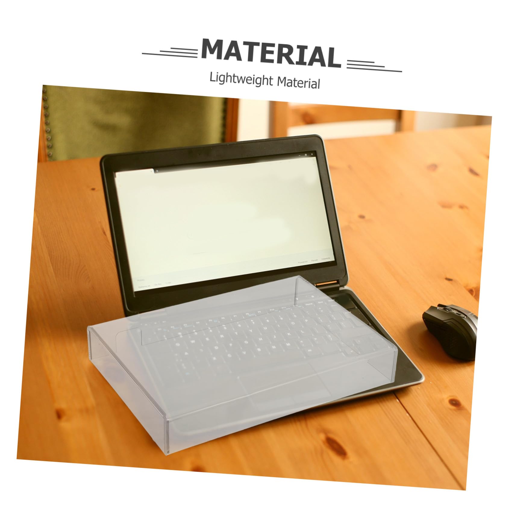 VALICLUD Copertura Tastiera Installazione Facile Trasparente in Acrilico Resistente all Acqua alla Polvere Protezione Portatile per Laptop e Computer per Studenti