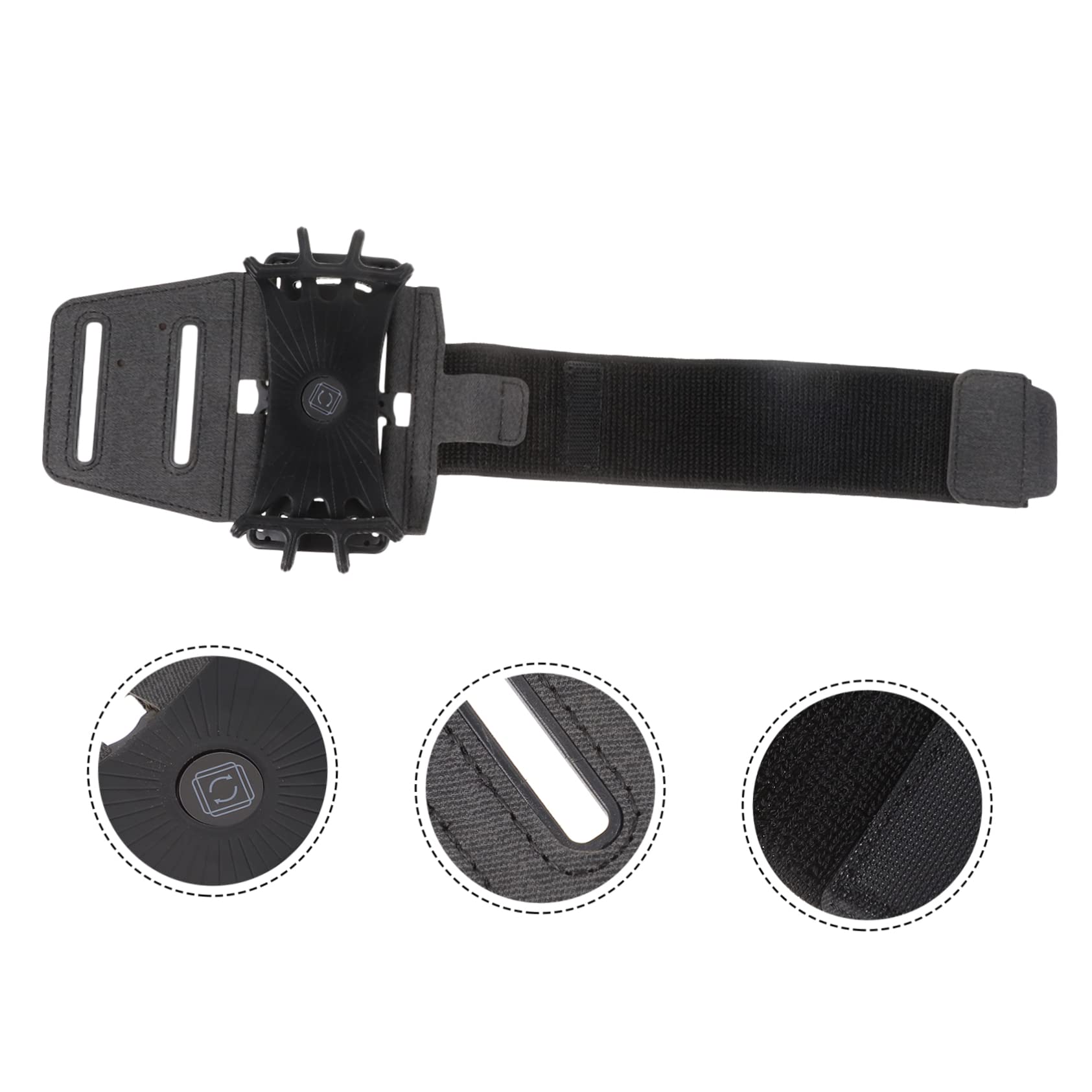 OSALADI 3pezzi Smartphone Armband Per Sport Porta Telefono Da Braccio Rotante Per Ciclismo e Jogging Compatibile Con Tutti Telefoni Per Attività Outdoor e Allenamenti