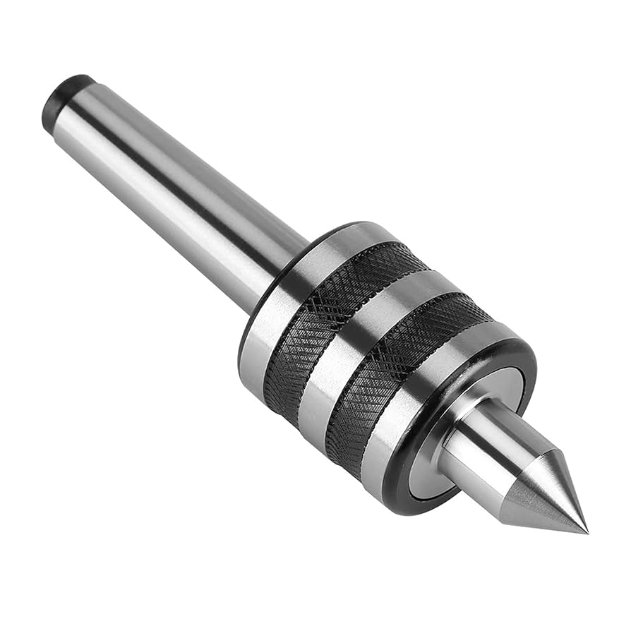 Shexton Revolving Centre, For Mini Lathe Machine Double Bearing Live Center Revolving Centre Diy Parts Machine Parts Diy Parts