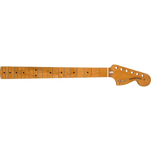 Fender Vintera Mod 70s Stratocaster Neck, Roasted Maple, C Shape, 21 Medium Jumbo Frets