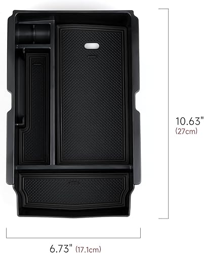 Miniatura 7 de BRMYL Organizador de consola central de automóvil para Honda CR-V 2023 2024, accesorios reposabrazos caja organizador interior con alfombrillas