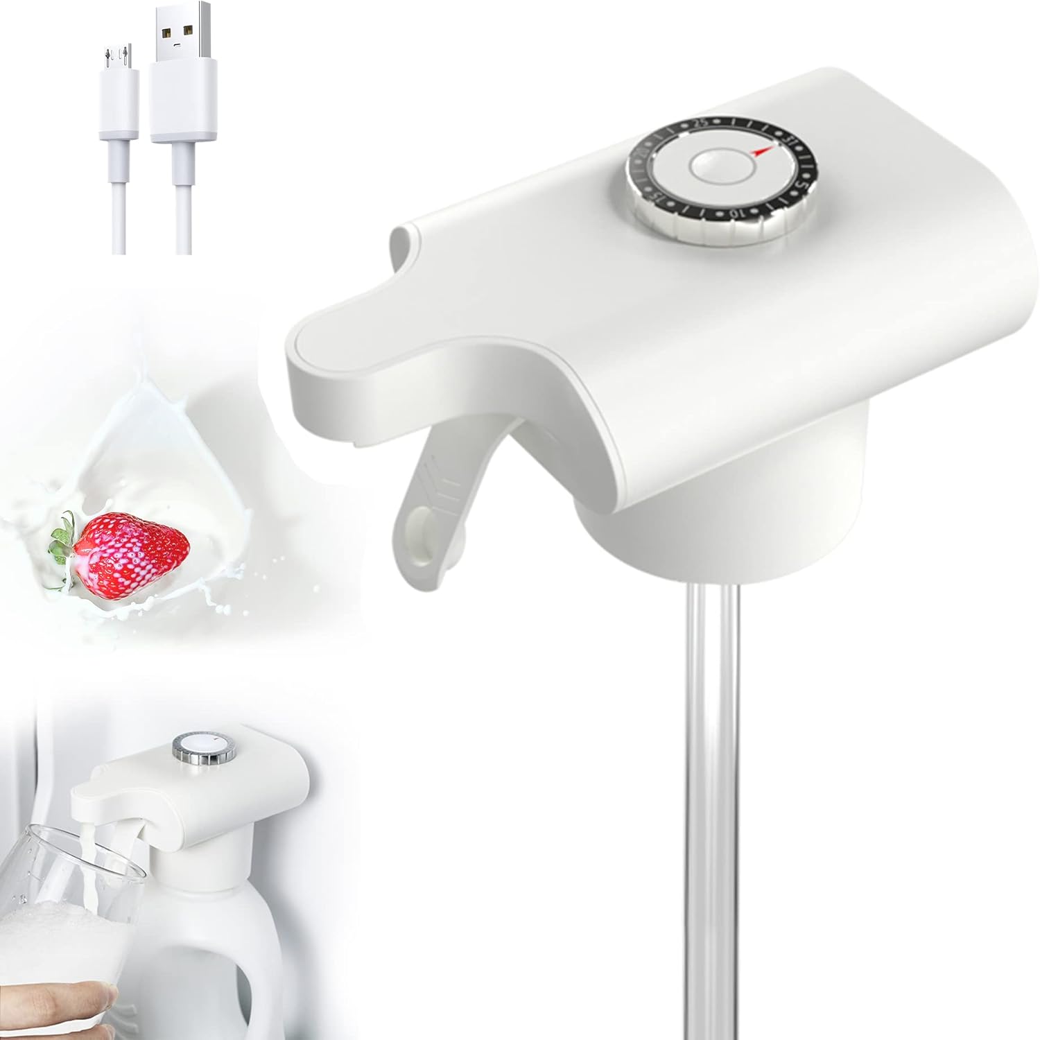 Simix Milk Dispenser For Fridge Gallon,Milk Jug Dispenser