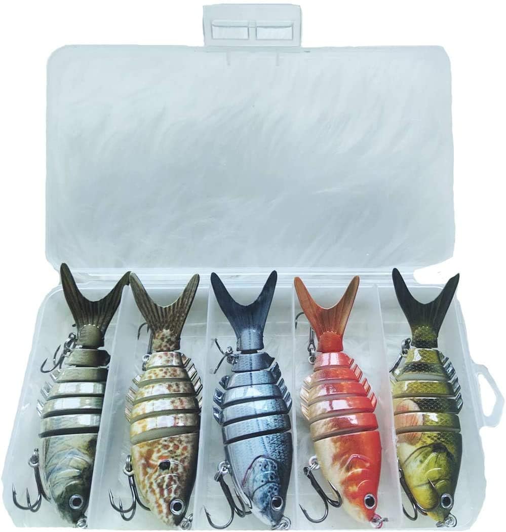 Amazon.com : 5PCS Bionic Swimming Lure Suitable for All Kinds of Fish ...