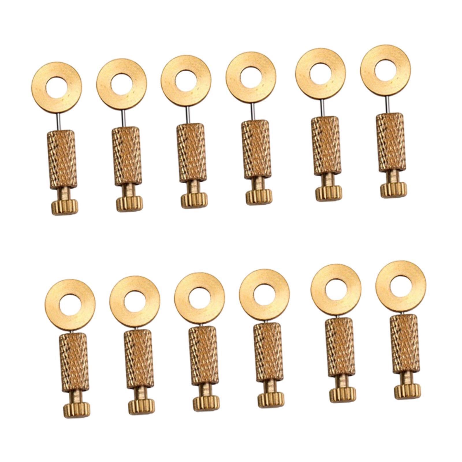 KIXZSAZ Leather Positioning Pins Crafting Tools Handy Lightweight Durable Fixing Solutions for DIY Lovers Making Addition to Handmade Art Projects.Nice for, Gold