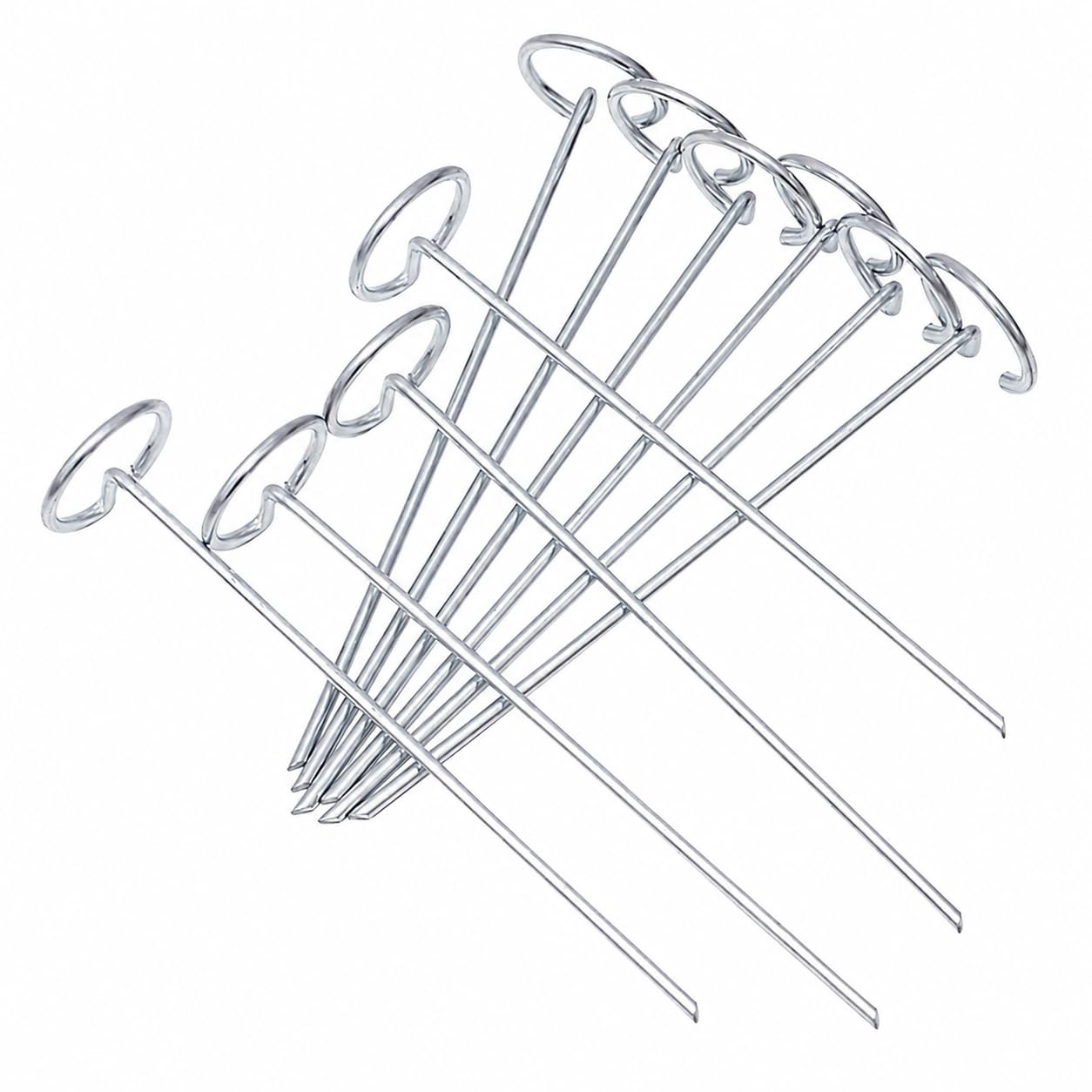 Plant Pot Cover, Soil Cover Plant Protector, Garden Soil Guard for Outdoor Potted Plants, Animal Repellent Metal Stakes, 0.3x15cm 0.3x15cm-image-44