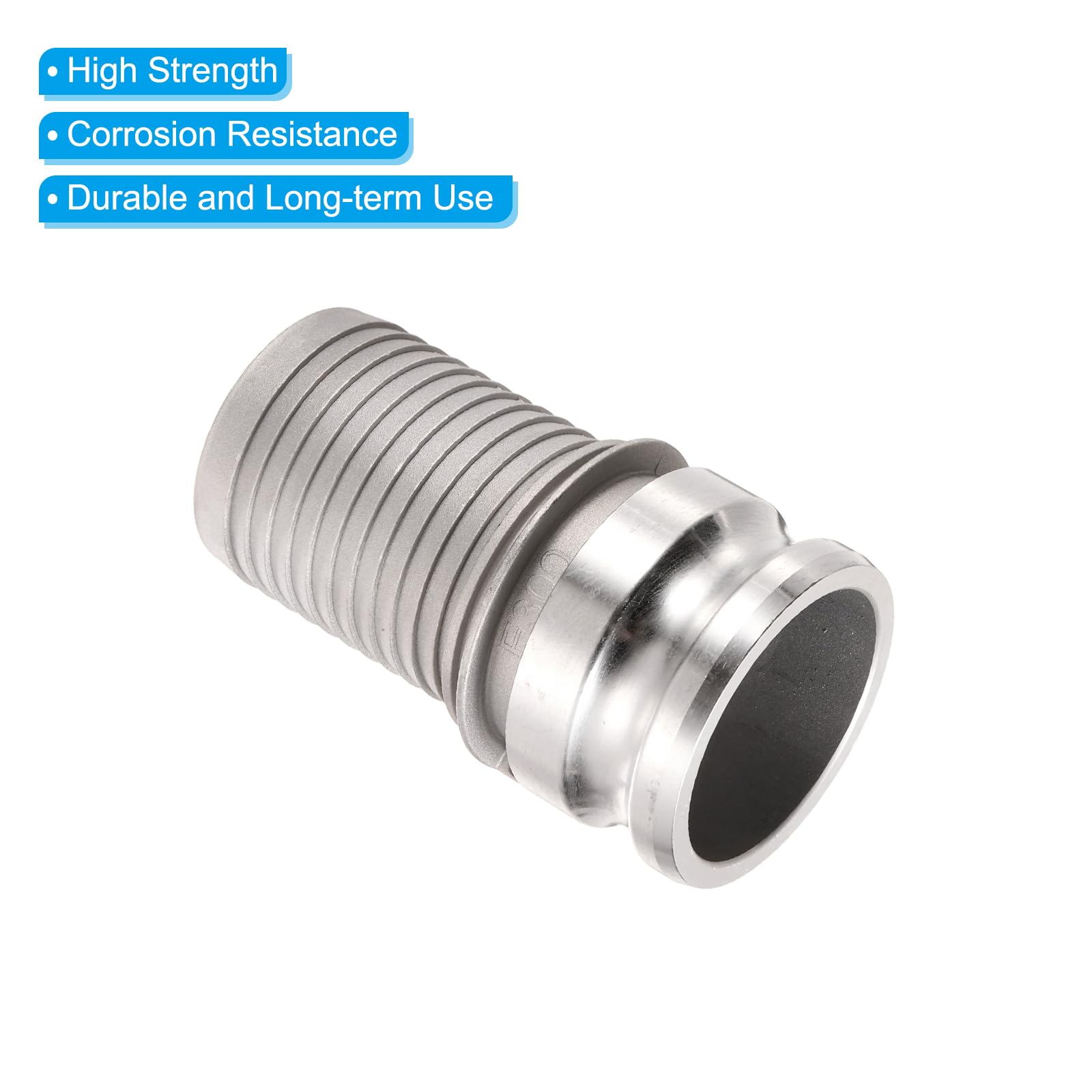 PATIKIL Paquete de 2 accesorios de bloqueo de leva de aluminio, adaptador macho x rosca NPT hembra, acoplamiento de desconexión rápida, accesorio de manguera de bloqueo de leva, resistente a la