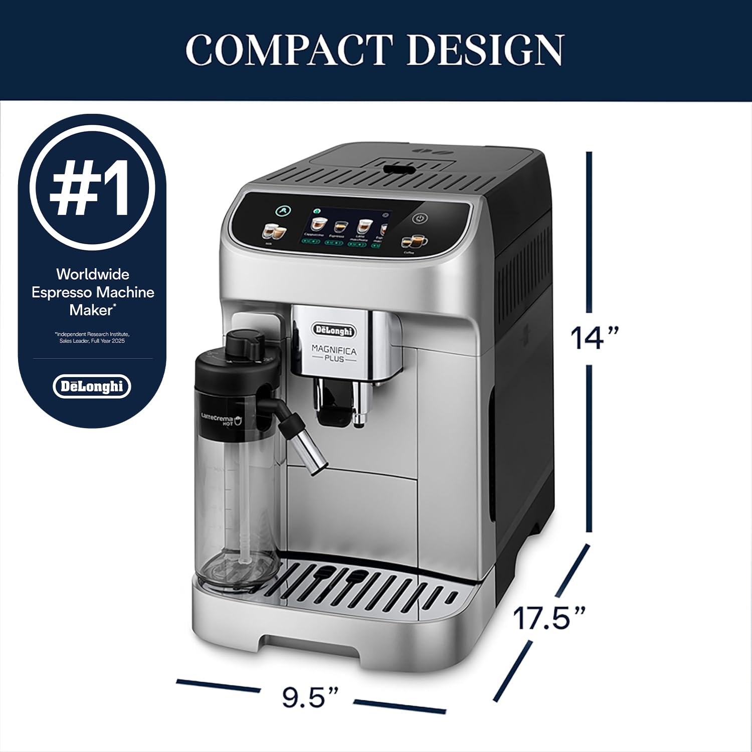 De'Longhi Magnifica Plus - Máquina espresso totalmente automática