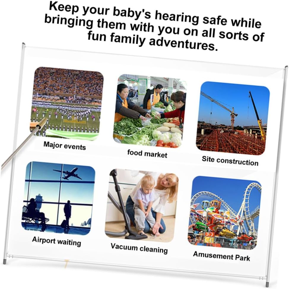 Noise Reduction Ear Muffs Ear Protection Earmuffs for Newborns Comfortable Hearing Safety Noise Blocking Random Color Random Color