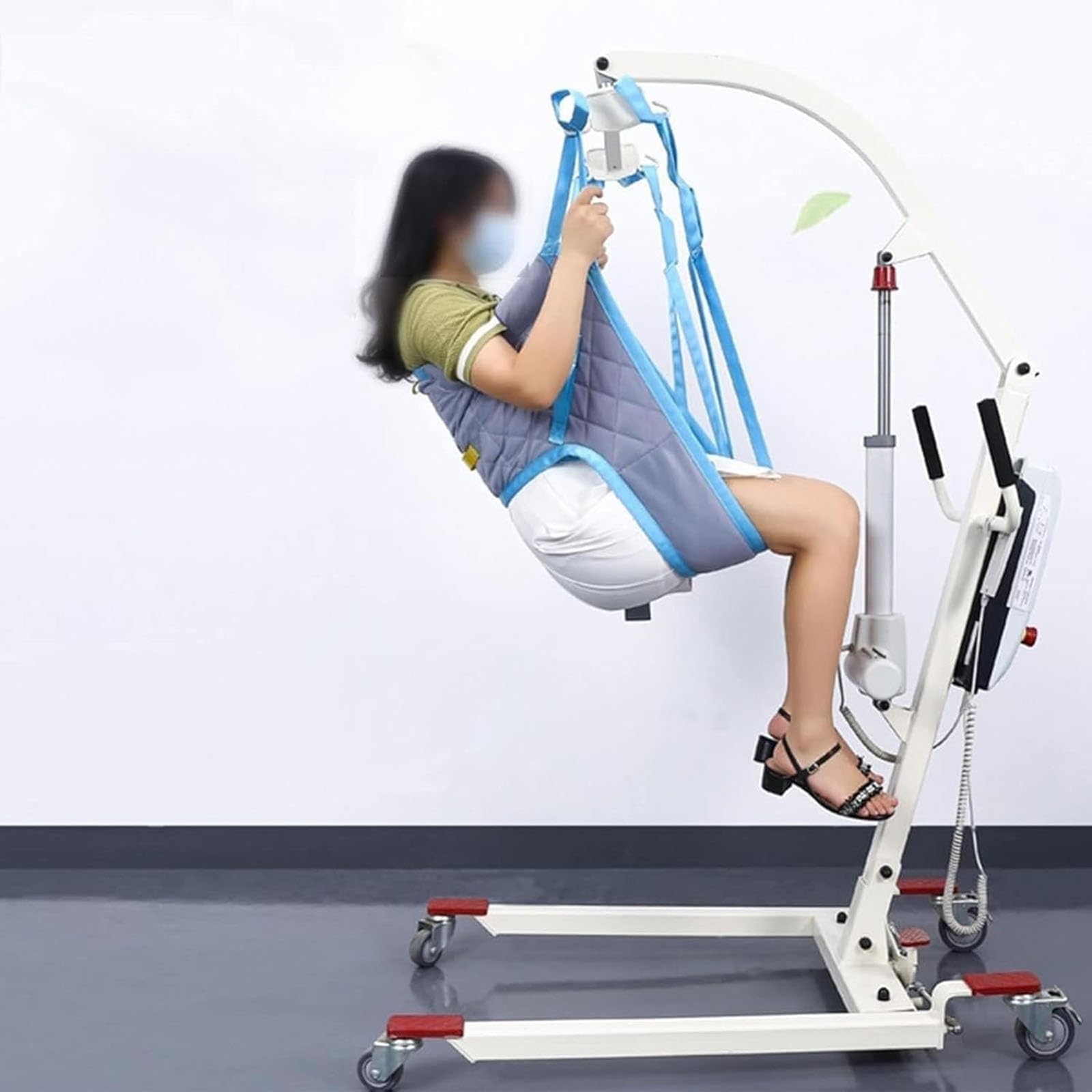 Arnés para traslados, Cinturón de Transferencia,cabestrillo universal de cuerpo entero con apertura de inodoro, cabestrillo de elevación para inodoro, para ancianos, bariátricos, discapacitados, enfer