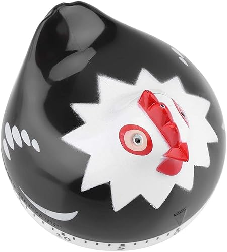 Miniatura 8 de Hen - Temporizador de cocina, temporizador de animales de 55 minutos para niños, sin baterías, temporizador de cuenta regresiva giratorio de 360°