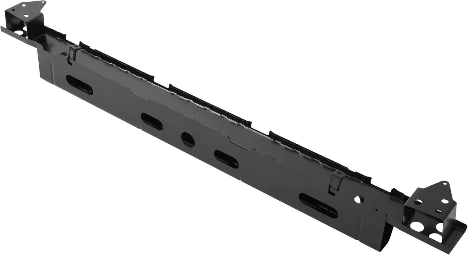 KUAFU Rear Bumper Reinforcement Compatible with 2006-2012 Toyota RAV4 TO1106200 523500R020 Steel Impact Bar Electrophoresis Black