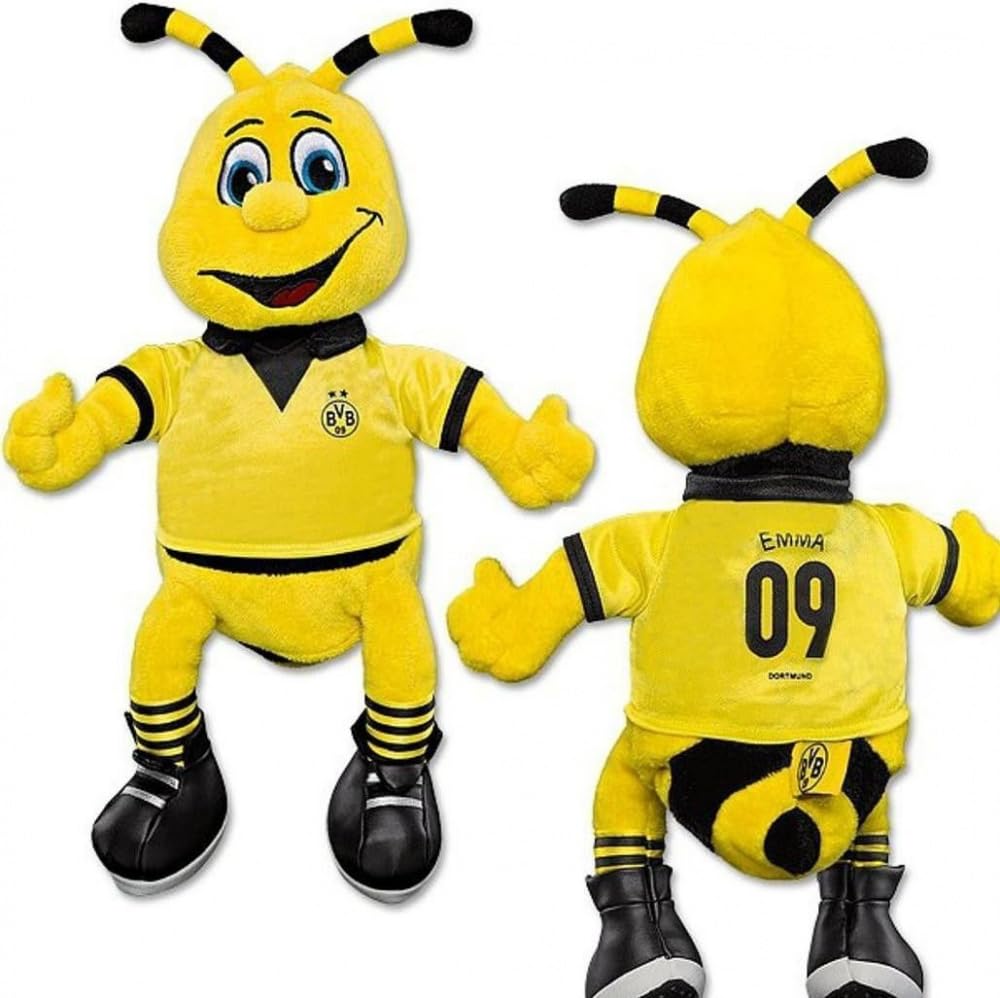 Dortmund Borussia Emma - 30 cm Maskottchen | Kuscheltier BVB 09