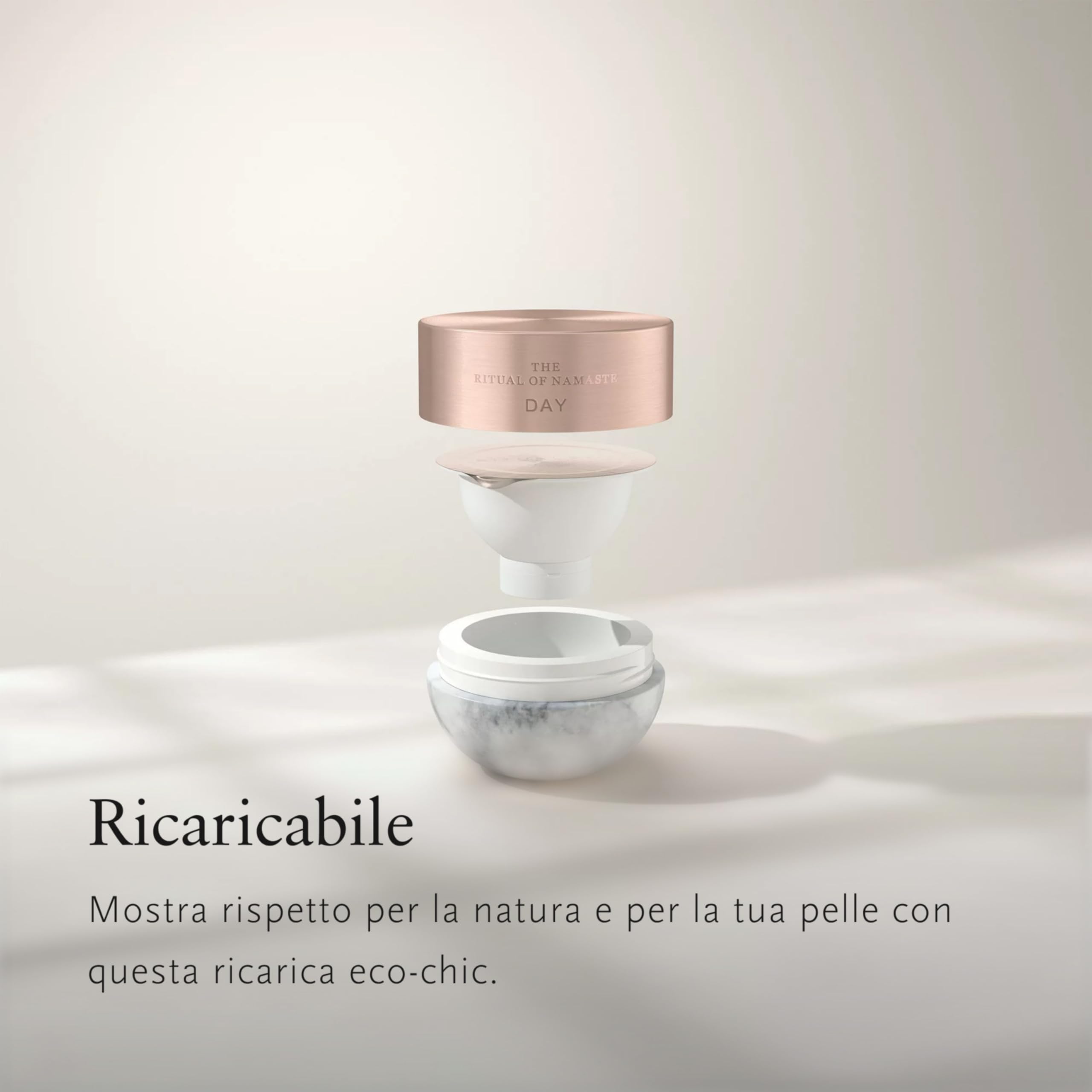 RITUALS The Ritual of Namaste, GLOW - Crema Hidratante Facial de Noche, Antiedad con Complejo Reparador de Bakuchiol, Antiarrugas Reparadora - 50 ml