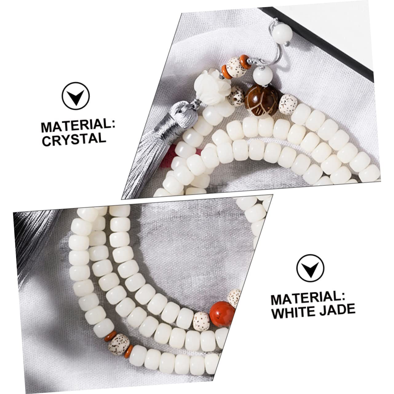 3pièces Chaîne De Téléphone De Bodhi Chinois Lanière Décorative Et Pratique Pour Smartphone Pour Accessoires De Mode Et Antipertes