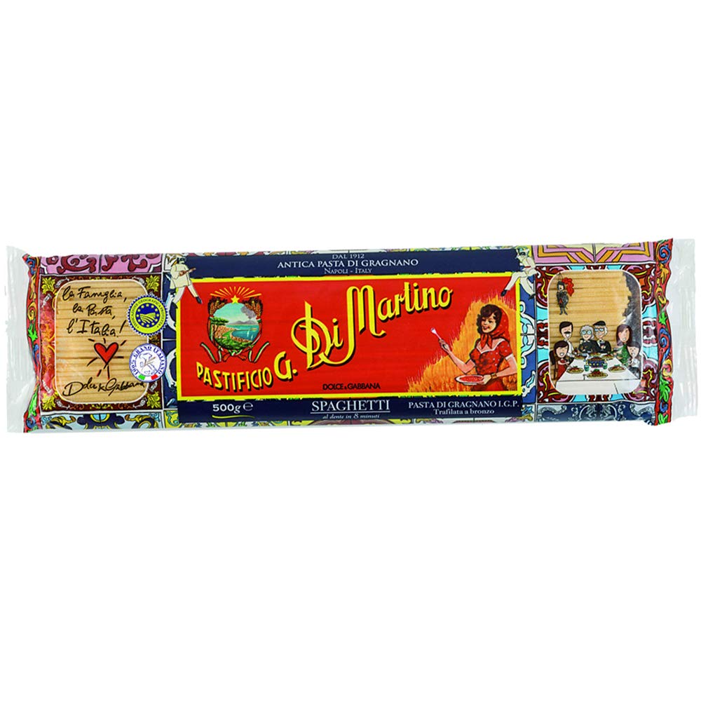 Spaghetti | 5kg Maxi Formato | Antica Pasta di Gragnano Igp | Pastificio Di Martino | Confezione 10 Pezzi da 500Gr | Eccellenza della Campania | 100% Grano Italiano | Idea Regalo