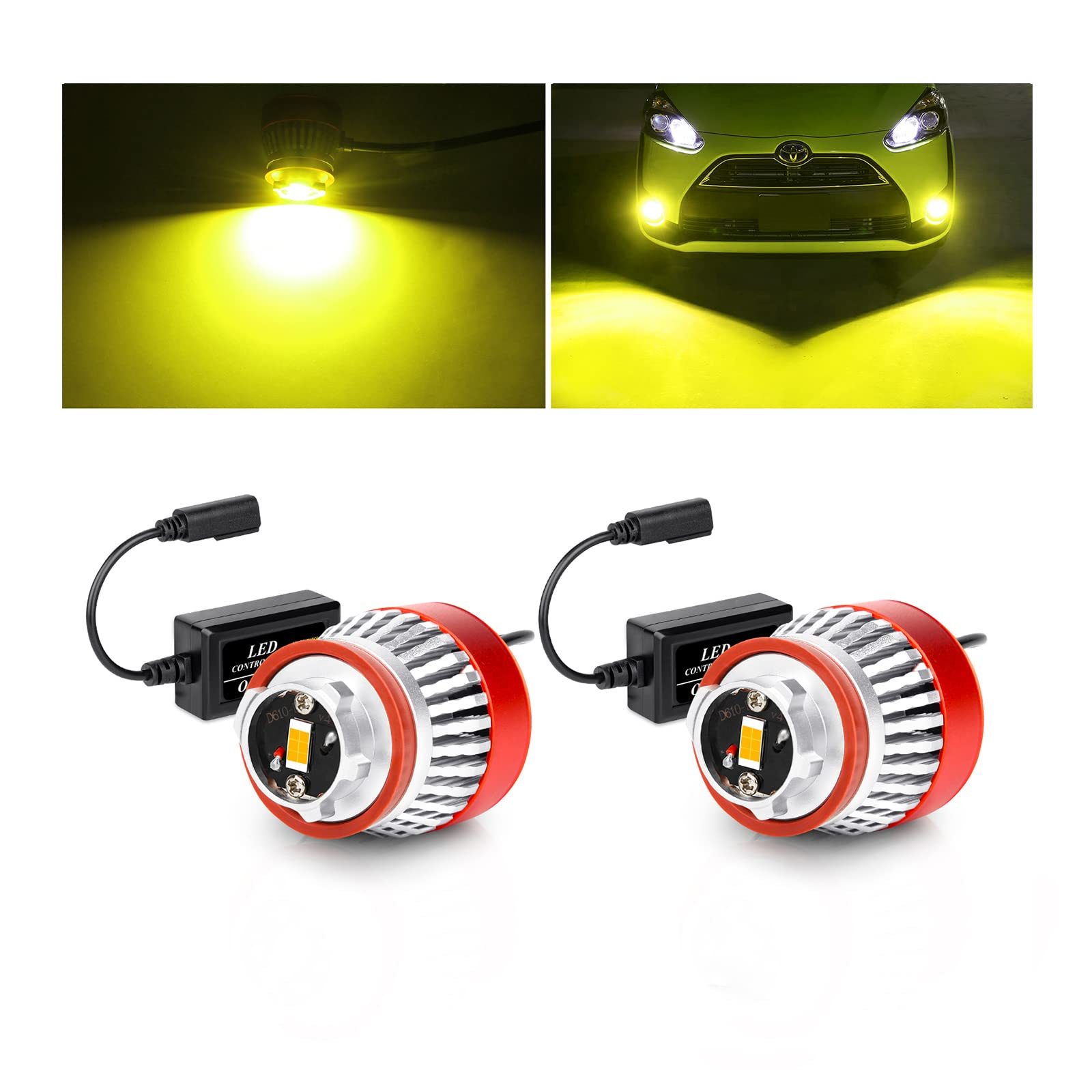 Amazon | OPPLIGHT 純正LEDフォグ交換用 L1B LED フォグランプ 黄色 