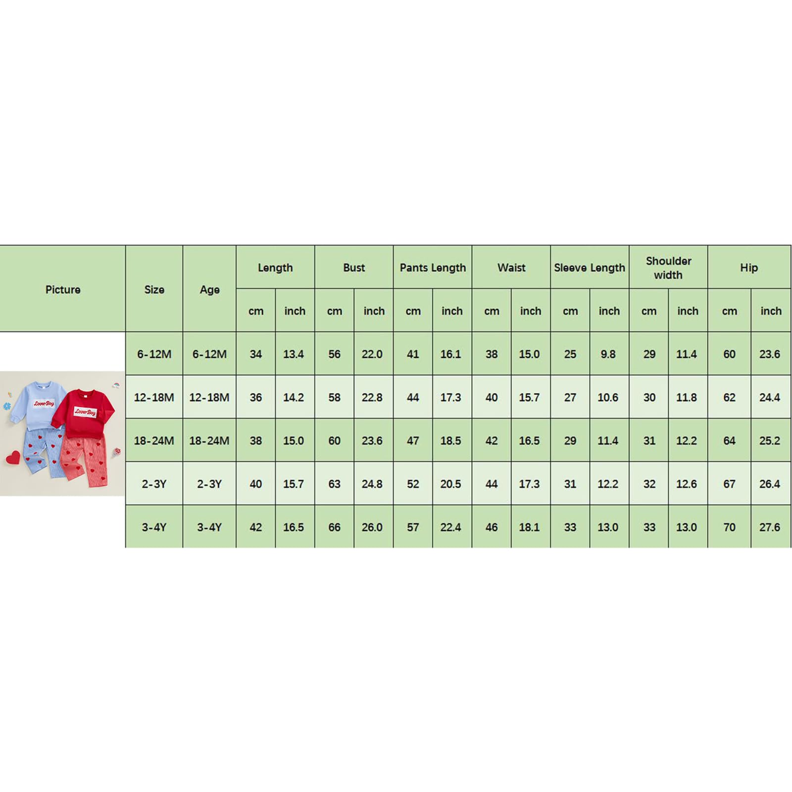 GXNRHG Completo per San Valentino per Neonato, Comoda Felpa a Maniche Lunghe con Lettera e Pantaloni Scozzesi, Vestiti Primaverili