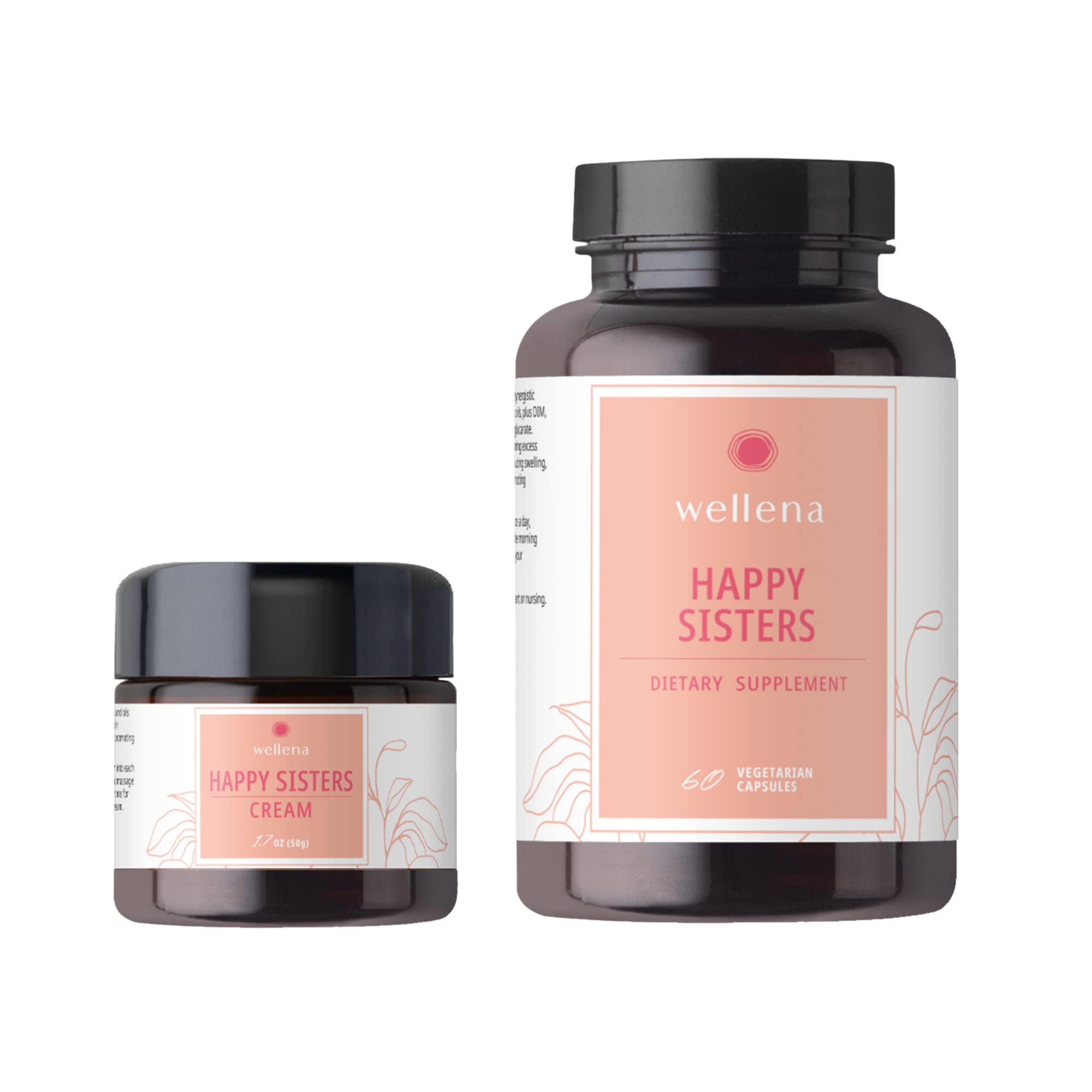 Happy Sisters Wellena Kit by Magdalena | Including Cream and Supplement | 60-day