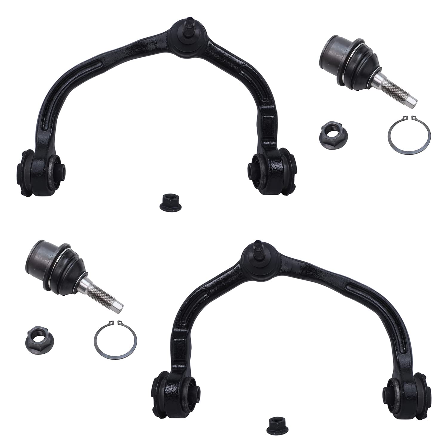 Detroit Axle - 4pc Front End Control Arms Kit for 2003-2004 Ford Expedition