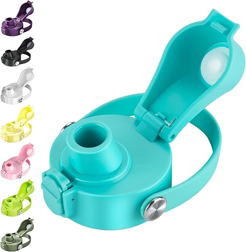 EIPOSAU Tapa abatible automática para boca ancha Hydro Flask, gran tapa de boquilla para Simple Modern, Takeya, Iron Flask y otras marcas, tapa de
