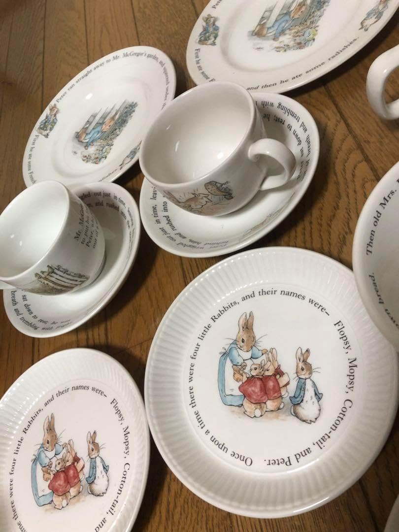 ピーターラビット 食器セット16点他