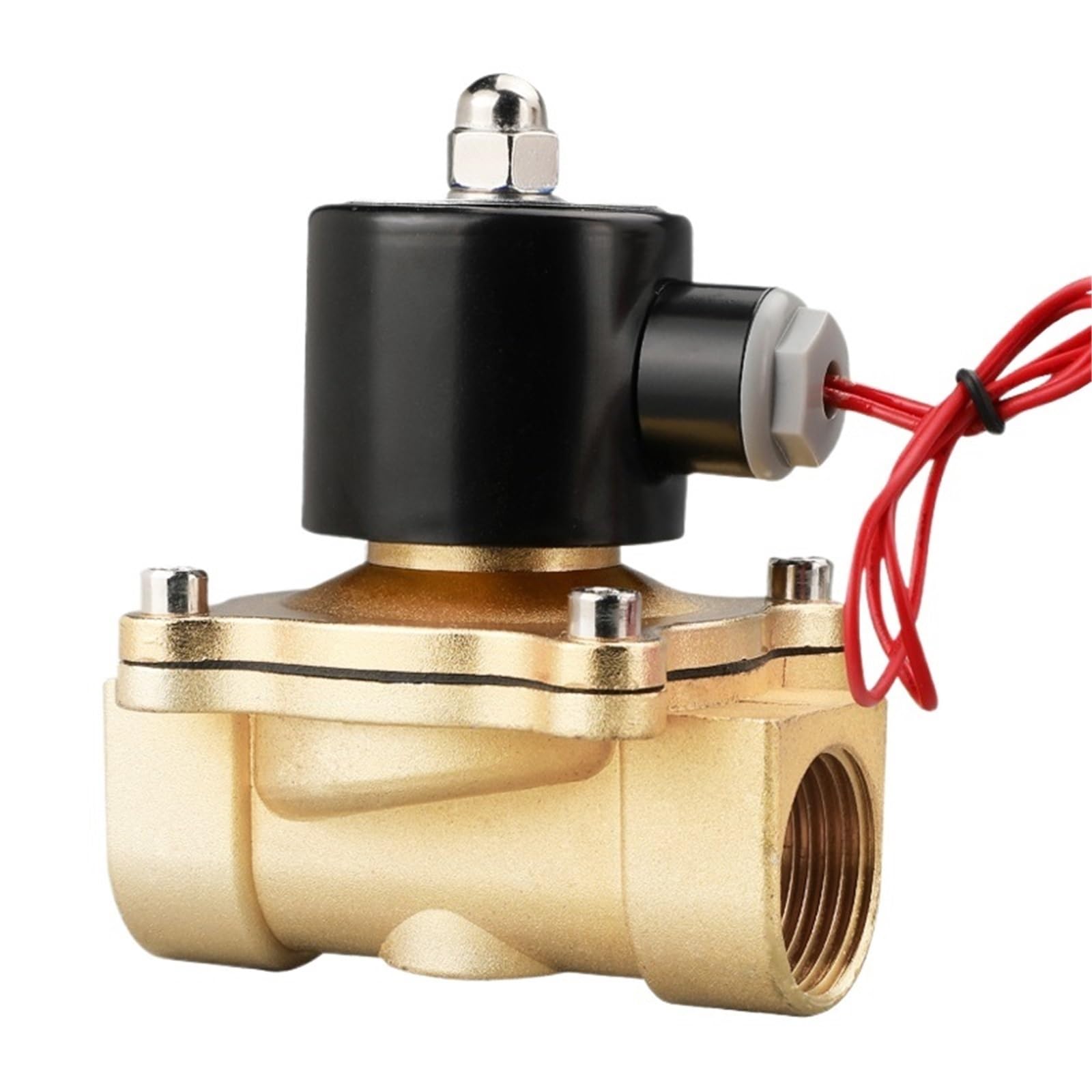 Électrovanne normalement fermée en laiton 3/4" AC 110V durable