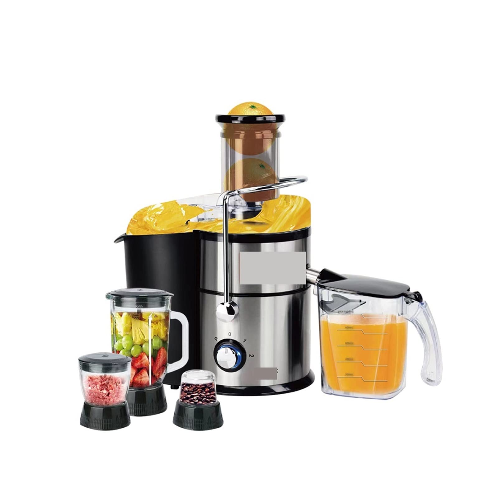 Extracteur de jus d'orange électrique 1L 4 en 1, 1000 W, Haute Puissance, Vitesse Multifonction, légumes, Viande, jus de Fruits (4 en 1 E_220 V)