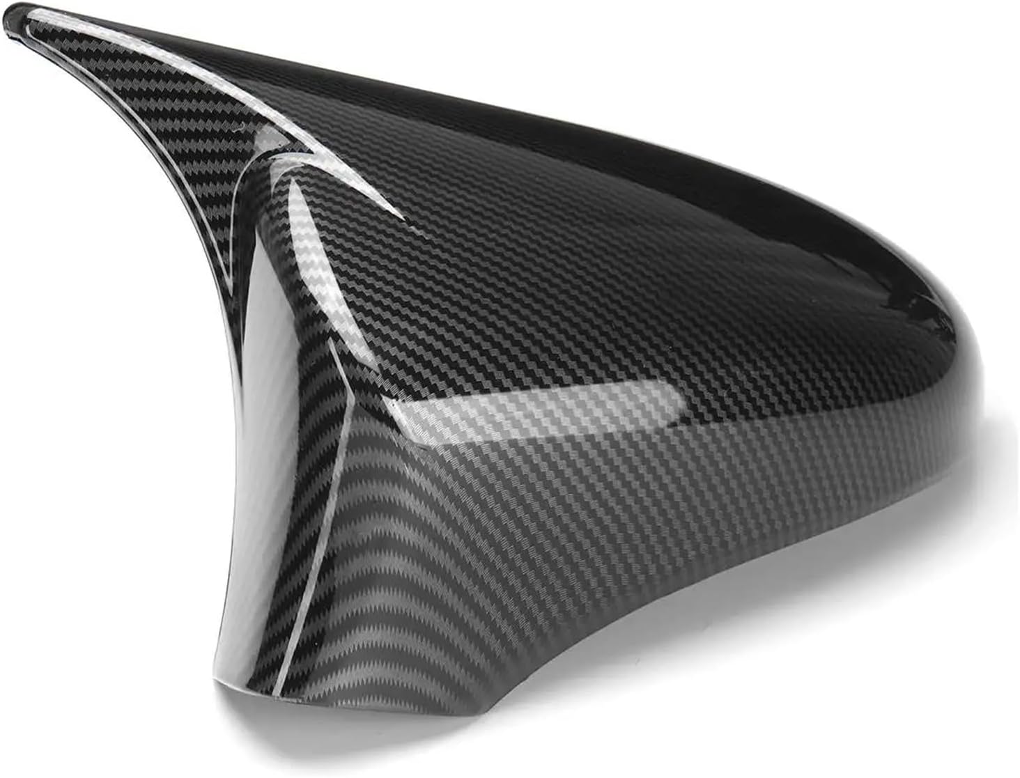 Pair Car Side Rearview Mirror Cover Cap Shell Case Compatible for Lexus IS200 250 300 350 2014-2020 M Style Rear View Mirror Cover Cap(Carbon Black)