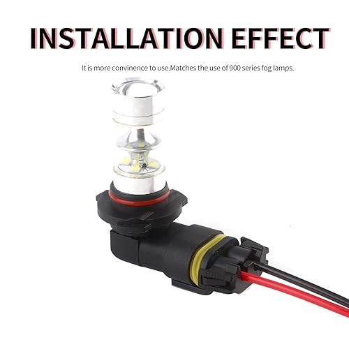 Miniatura 6 de 9005 9006 H10 Adaptador hembra Arnés de cableado Enchufes Compatible con cable y adaptador macho Arnés de cableado Enchufes Cable para faros