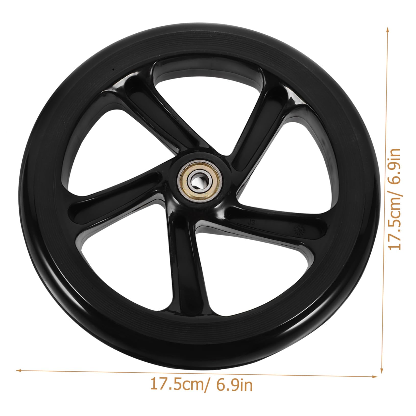 2 Piezas Rueda de poliuretano de alta elasticidad. ruedas de scooter pu ruedas de poliuretano scooter electrico rueda para scooter ruedas scooter eléctrico coche eléctrico patineta