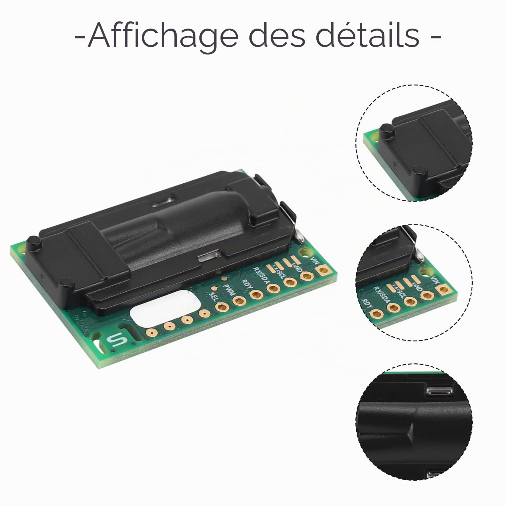 Module de Capteurs de Qualit¨¦ de L' SCD30 pour les Mesures de CO2 et/T Modbus PWM