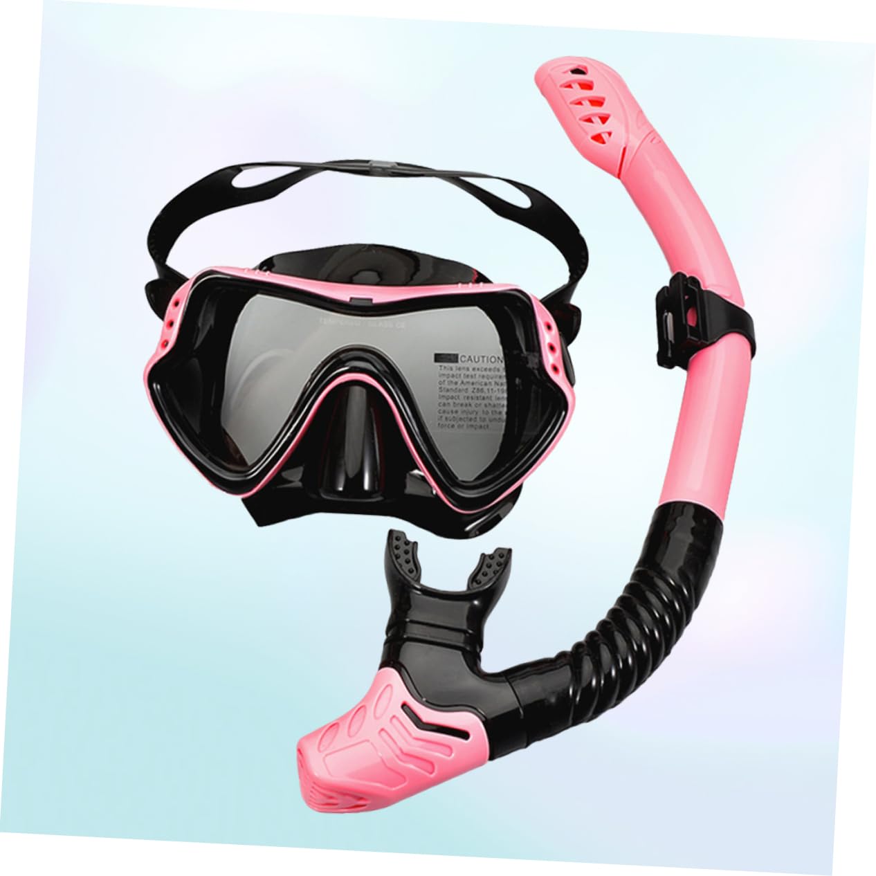 POPETPOP Equipo de Snorkel Completo Gafas de Buceo de Silicona Tubo de Respiración para Esnórquel Aguas Tranquilas para Principiantes