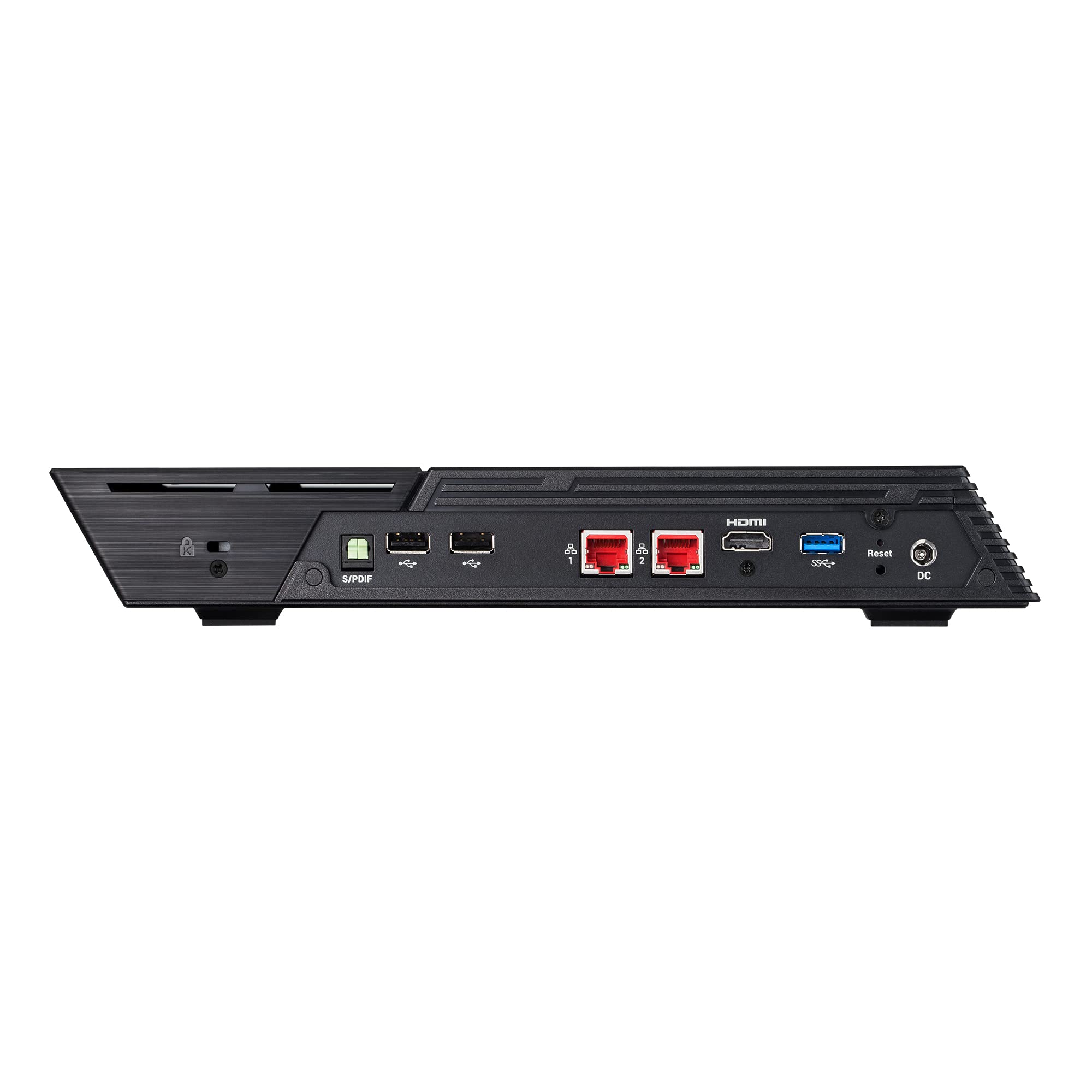 Asustor Flashstor 6 FS6706T - Serveur NAS Tout-SSD 6 Baies, 4 Coeurs 2.0GHz, 6 emplacements SSD M.2, Deux Ports 2.5GbE, 4GO RAM DDR4, Serveur de Stockage en réseau (sans disques)