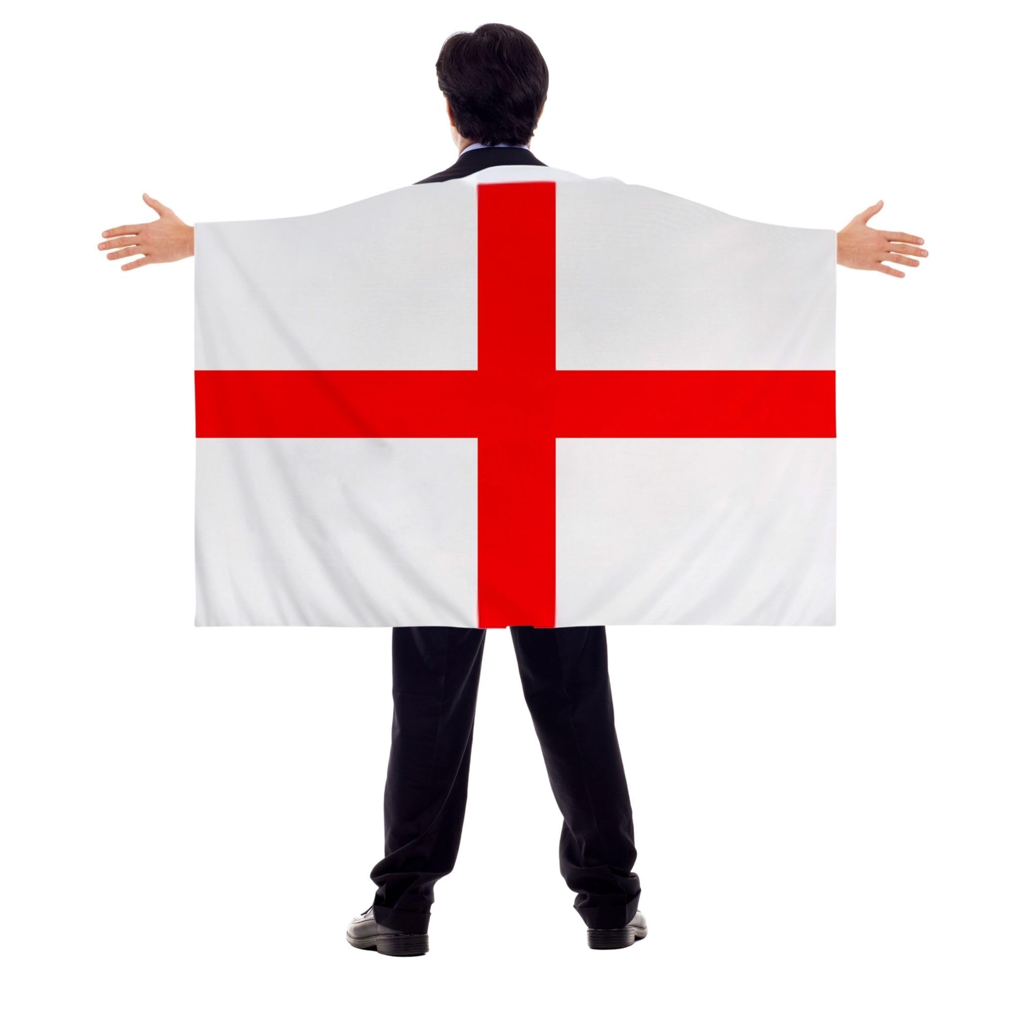 AKH® England Flag Cape for Adults, Multicolor