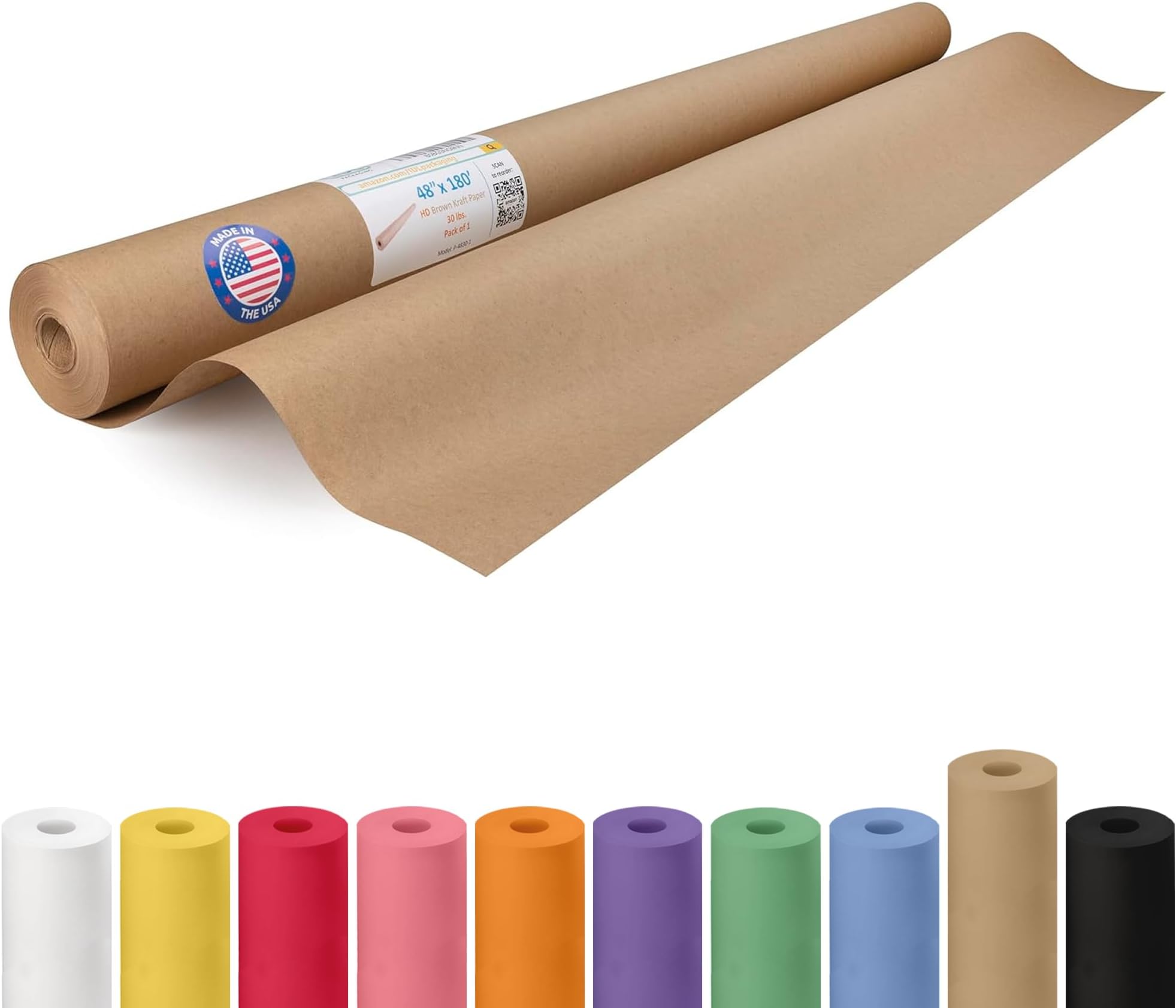 Brown Kraft Paper Roll 48" x 2160"