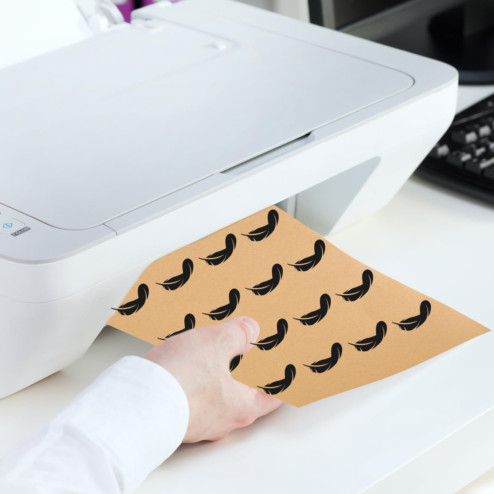 Pegatinas Pequeñas 20 Hojas De Etiquetas De Papel Kraft Redondas De 2  Pulgadas, Etiquetas Adhesivas De Papel Kraft Redondas Para Imprimir Por  Inyección De Tinta En Catalogo De Etiquetas Pdf, image size:1600x1600