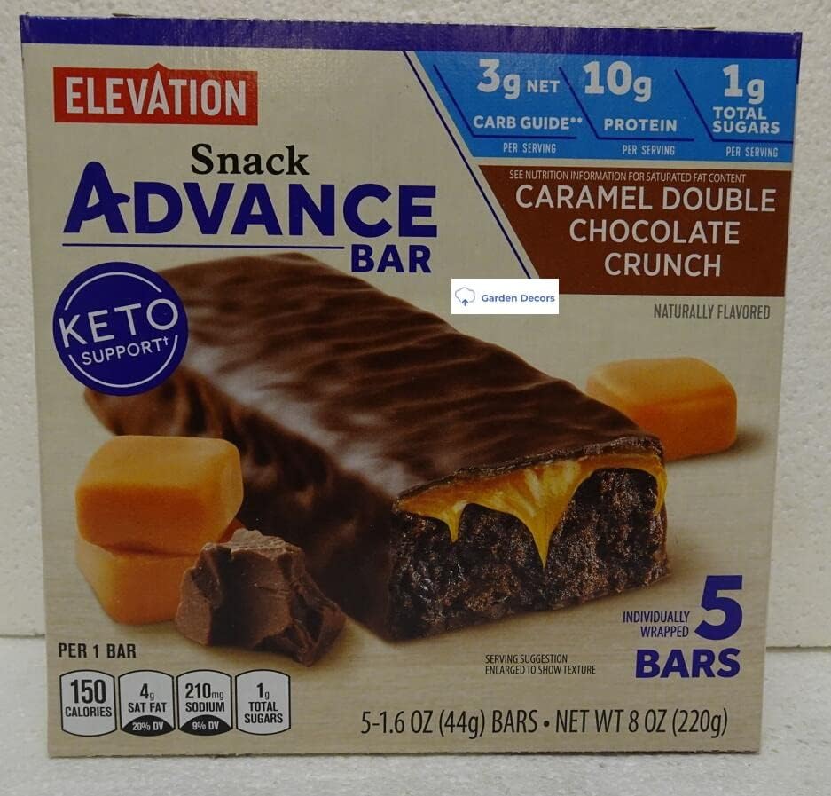 Elevation Caramel Double Chocolate Crunch Snack Advance