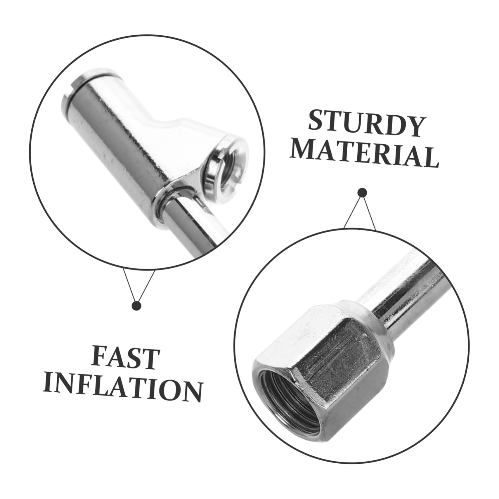 BELLIFFY Inflatable Air Chuck for Tire Inflation Tire Inflator Accessory for Cars Trucks and Motorcycles Prevents Air Loss Fast Inflation Design