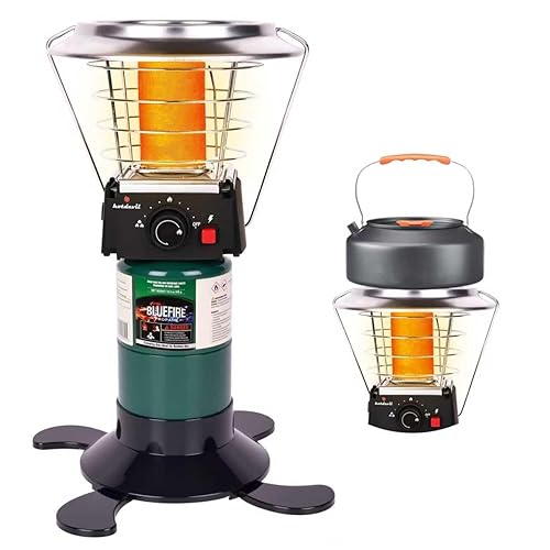Hotdevil Portable Propane Heater，360° Radiant Outdoor Heater with Protection System,