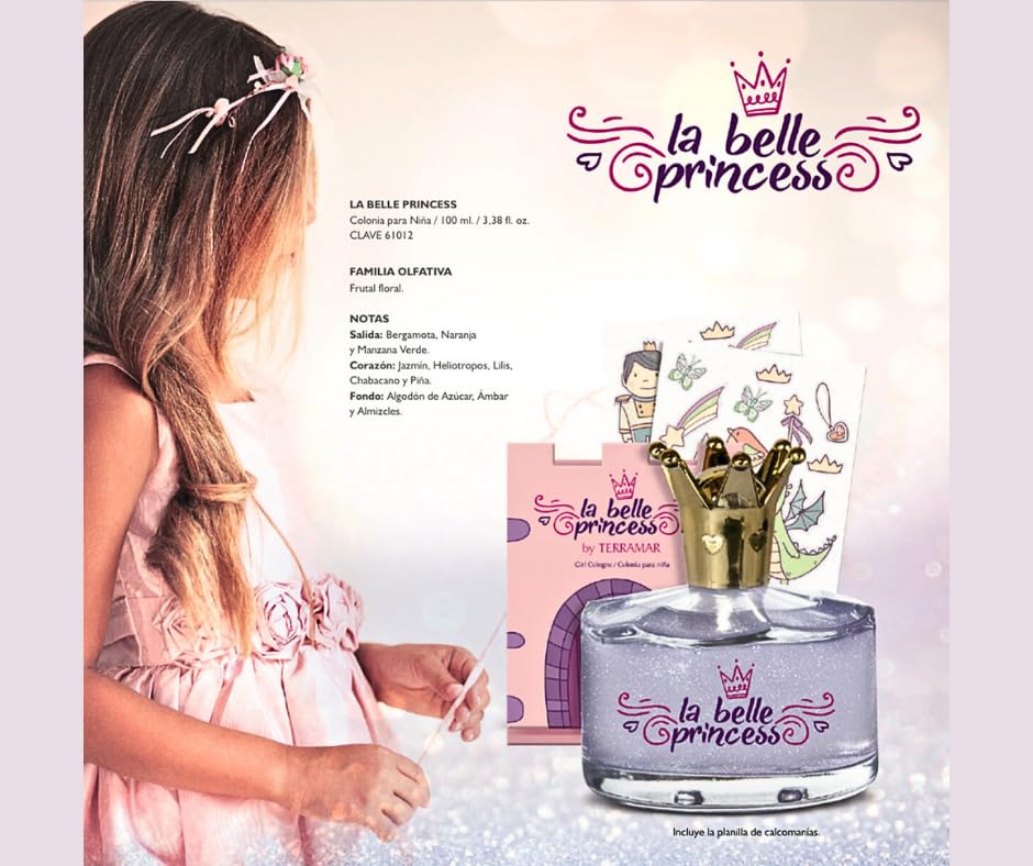 LA BELLE PRINCESS Colonia para Niña Terramar