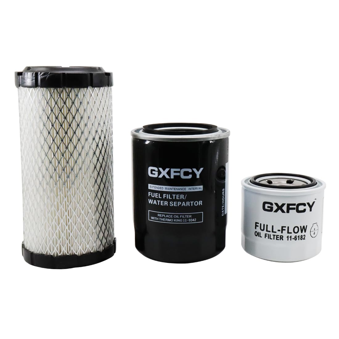 11-6182 Oil Filter 11-9059 Air Filter 11-9342 Fuel Filter Compatible with Thermo King Tripac APU or Evolution