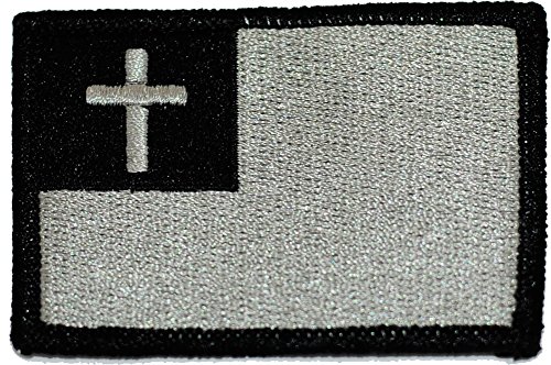 Tactical Christian Flag - ACU (Silver/Black)