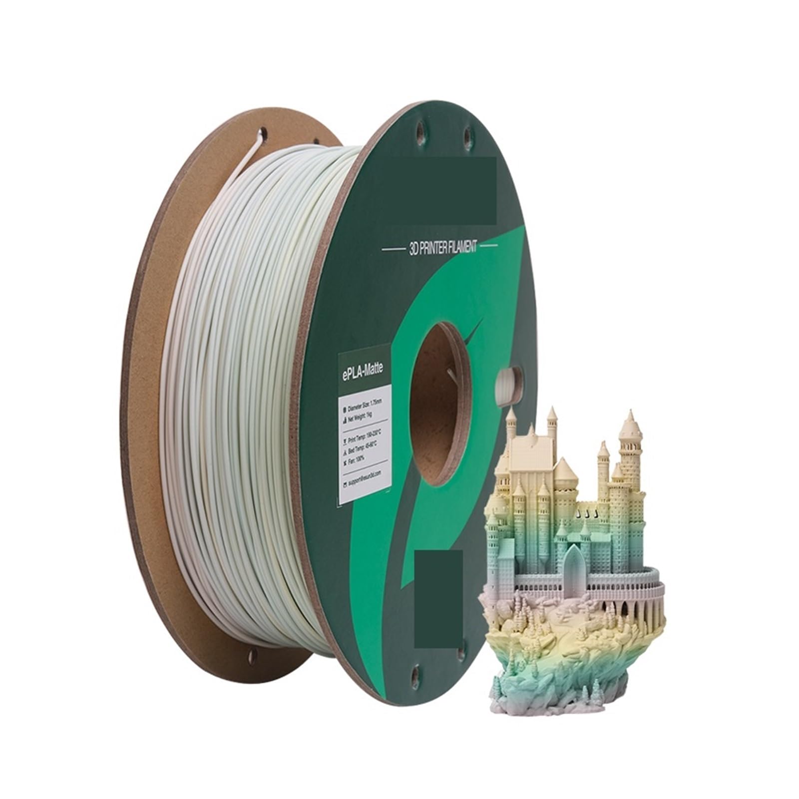 3D Drucker Filament, 3D-Drucker-Filament, mattes PLA, 1,75 mm, Abmessung +/- 0,03 mm, 1 kg (2,2 Pfund) Spule, 3D-Druckmaterial for 3D-Drucker(Strawberry Red)