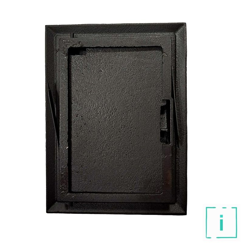 Porta di ispezione 285 x 210 mm, porta del forno in ghisa, affumicatoio