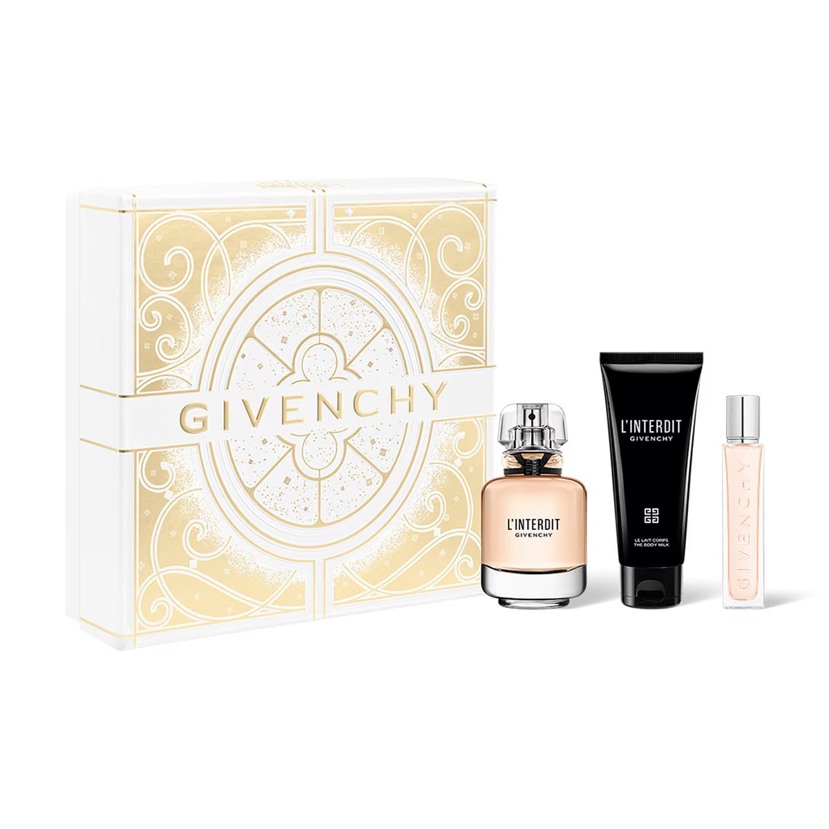 Givenchy L'interdit Eau De Parfum 50 Ml Set Regalo (Contiene 50 Ml Di Edp, 75 Ml Lozione Per Il Corpo E 12,5 Ml Spray Da Viaggio)-image