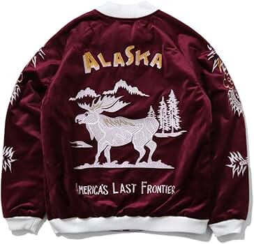 Amazon | (ヒューストン)HOUSTON 別珍スカジャン「DEER」 HOUSTON