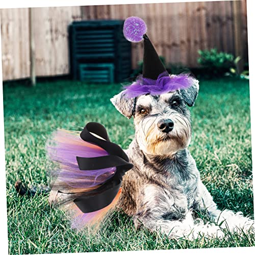 Disfraz Pequeño para Perro Halloween Morado miniatura 5