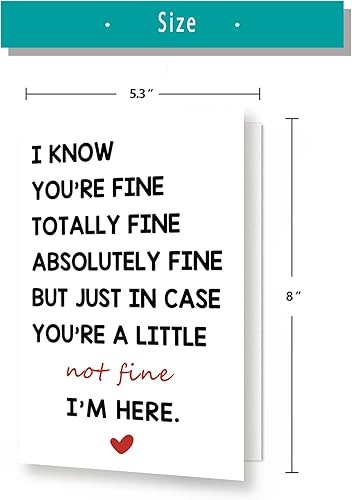 Miniatura 2 de Divertidas tarjetas de felicitación de aliento para mujeres y hombres, tarjetas de pensamiento de ti para marido y esposa, tarjeta de recuperación