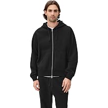 REIGNING CHAMP Mens Mid-Weight Terry Relaxed Zip Hoodie